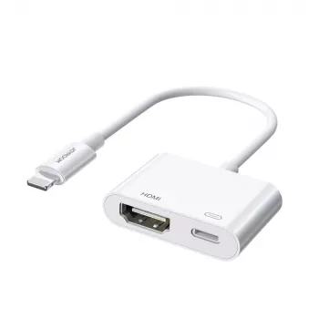 Adapter Lightning na HDMI Joyroom S-H141 — Lightning (Apple) na HDMI FullHD 1080p 60Hz, biały