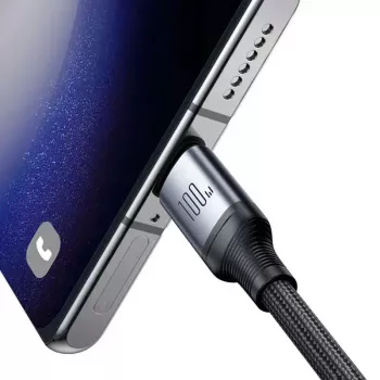 Kabel USB-C na 2× USB-C Joyroom SA21-1T2 100W 1,5m (czarny)