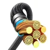 Kabel USB-C na 2× USB-C Joyroom SA21-1T2 100W 1,5m (czarny)