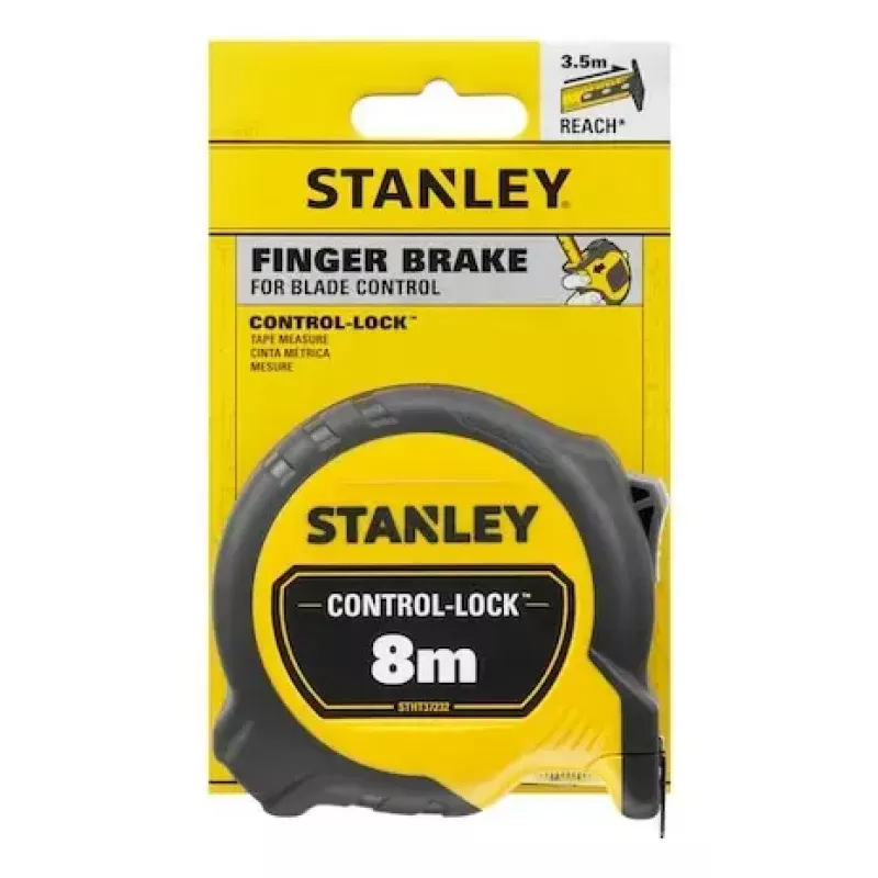 Miarka zwijana Stanley STHT37232-0 8 m Czarny Żółty Szerokość 90 mm Głębokość 50 mm Wysokość 150 mm
