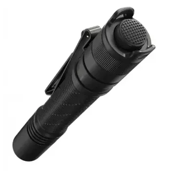 Latarka ręczna Nitecore MT2A Pro — LED, wbudowany akumulator Li‑Ion, ładowanie USB, min. 50 lm, aluminium, IP68, 142,8 mm, 40 g, czarna