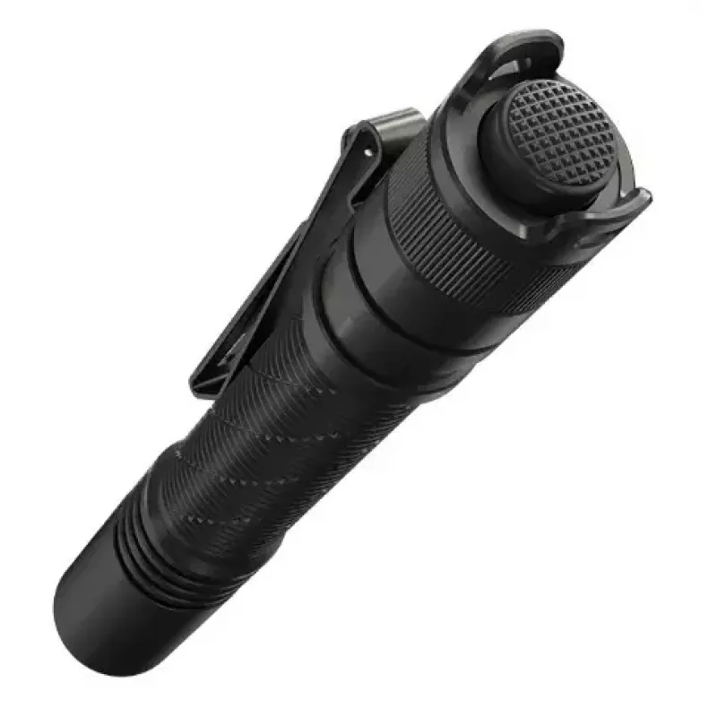 Latarka ręczna Nitecore MT2A Pro — LED, wbudowany akumulator Li‑Ion, ładowanie USB, min. 50 lm, aluminium, IP68, 142,8 mm, 40 g, czarna