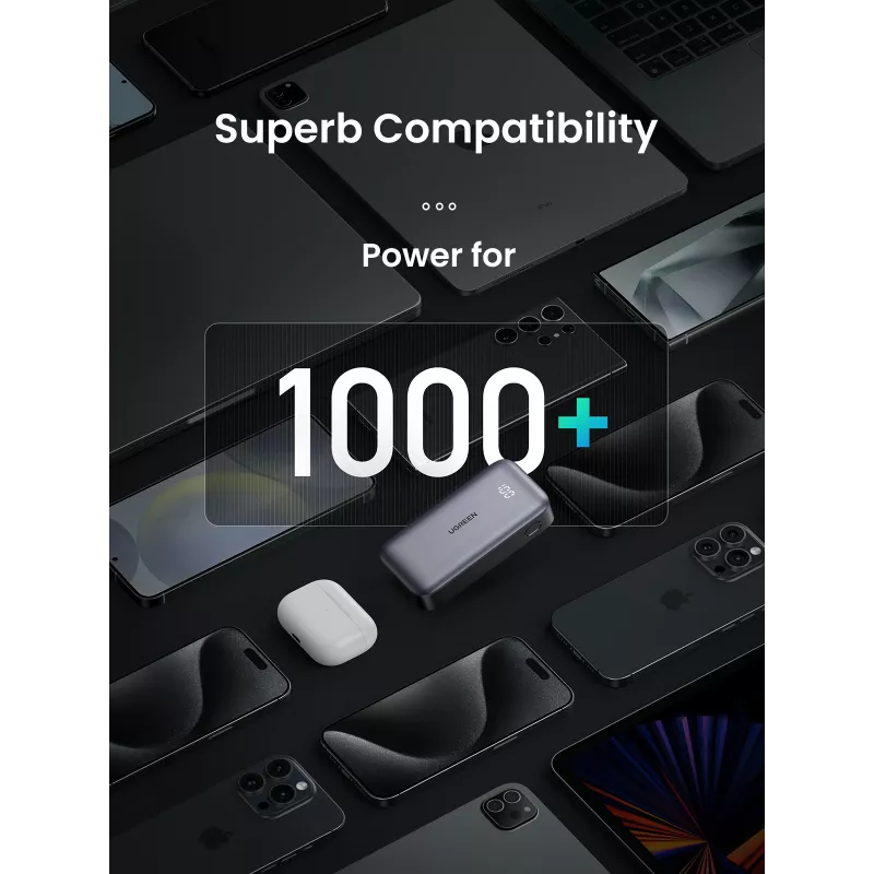 Przenośny powerbank Ugreen 10000mAh Mini Szybkie Ładowanie 30W