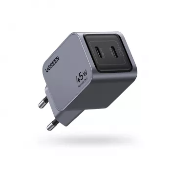 Ugreen 35008 ładowarka do urządzeń mobilnych Uniwersalna Szary Szybkie ładowanie AC Wewnętrzna