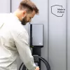 Stacja ładowania pojazdów elektrycznych zielony Cell EVGC021A2275 22000W naścienna szara aluminium