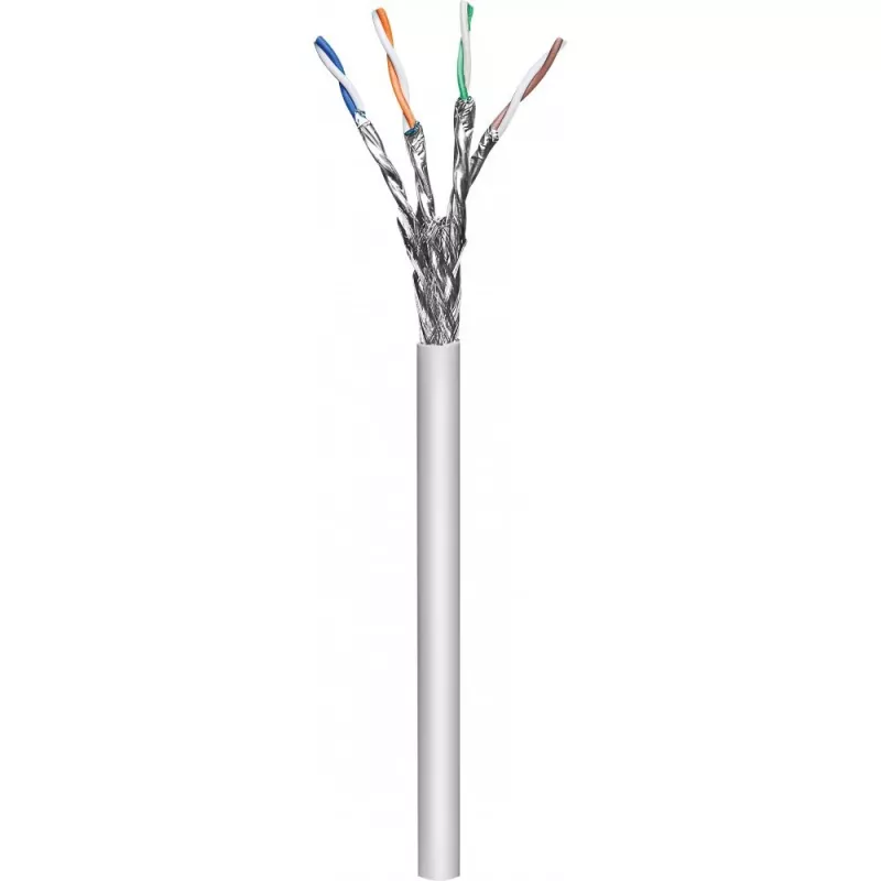 Techly ITP-C6A-FLS305 kabel sieciowy Szary 305 m Cat6a S/FTP (S-STP)