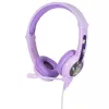 Headphones buddy phones Galaxy lilac — over-ear kids headphone, adjustable headband, volume-limited
