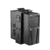 Techly ICA-CS 66 Uchwyt CPU pod biurko Czarny