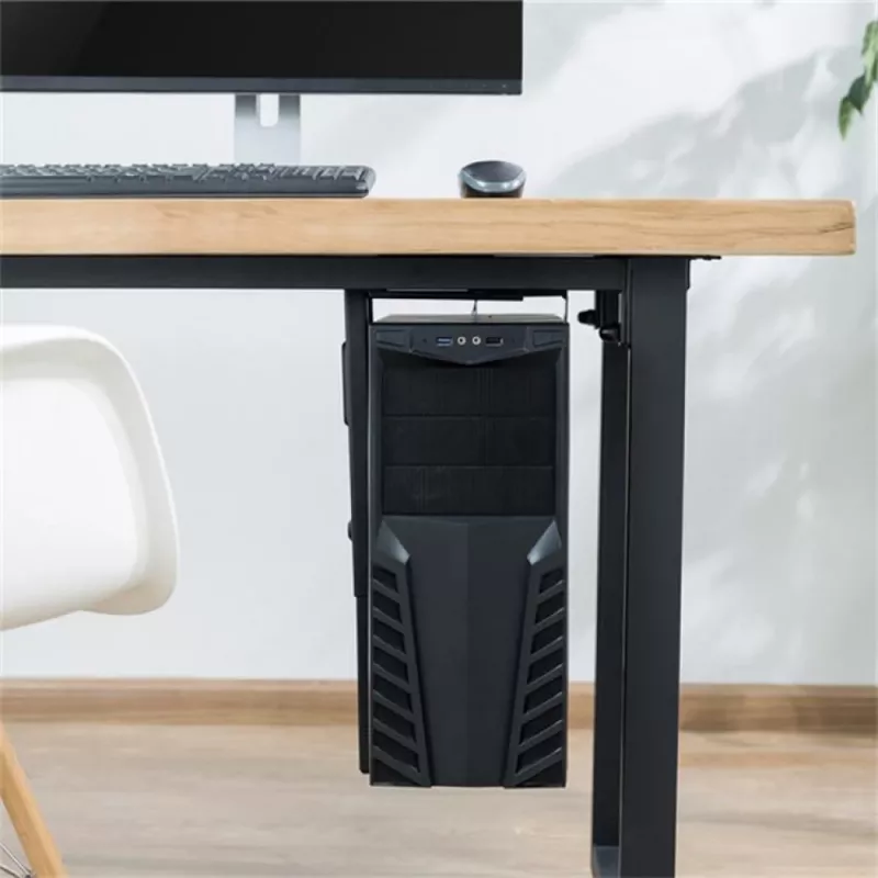 Techly ICA-CS 66 Uchwyt CPU pod biurko Czarny