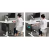 Techly ICA-CS 66 Uchwyt CPU pod biurko Czarny