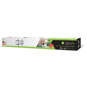 Techly ICA-PLB 162L Uchwyt/stożek do TV 165.1 cm (65 cali) Czarny