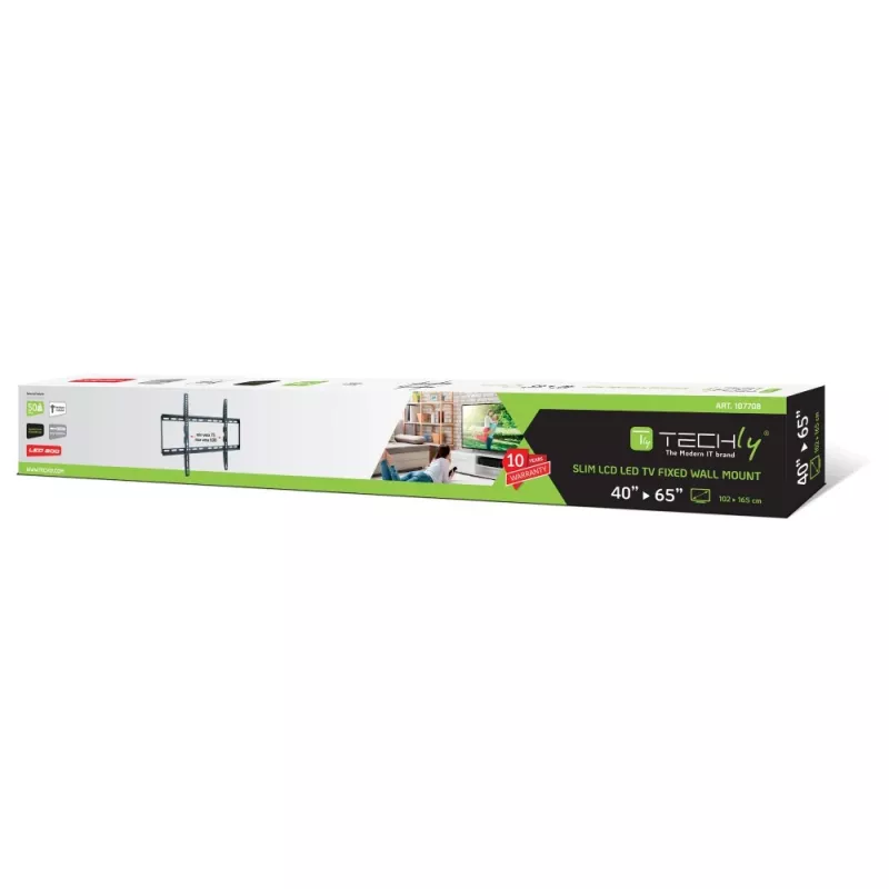 Techly ICA-PLB 162L Uchwyt/stożek do TV 165.1 cm (65 cali) Czarny