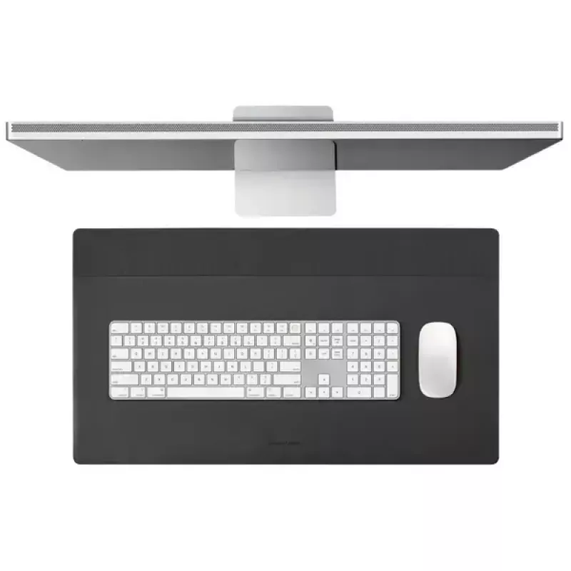 Podkładka pod biurko i mysz Native Union DESK-MAT-BLKKFT 650×360 mm poliester poliuretan antypoślizgowa podstawa Czarny Pomarańczowy
