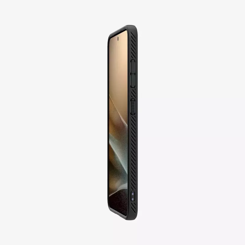 Cover Spigen Galaxy S25 Liquid Air Matte Czarny Monochromatic