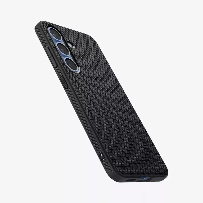 Cover Spigen Galaxy S25 Liquid Air Matte Czarny Monochromatic