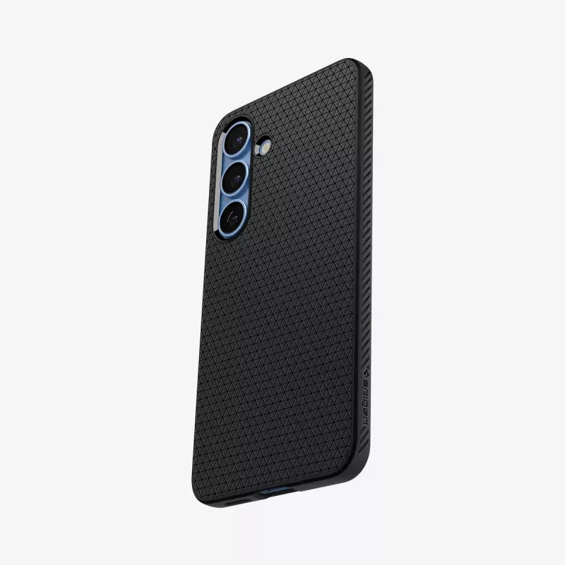 Cover Spigen Galaxy S25 Liquid Air Matte Czarny Monochromatic