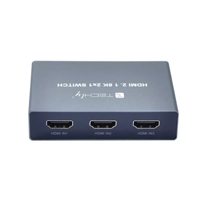 Przełącznik wideo Techly IDATA HDMI-2138KT HDMI 60 Hz 2 m