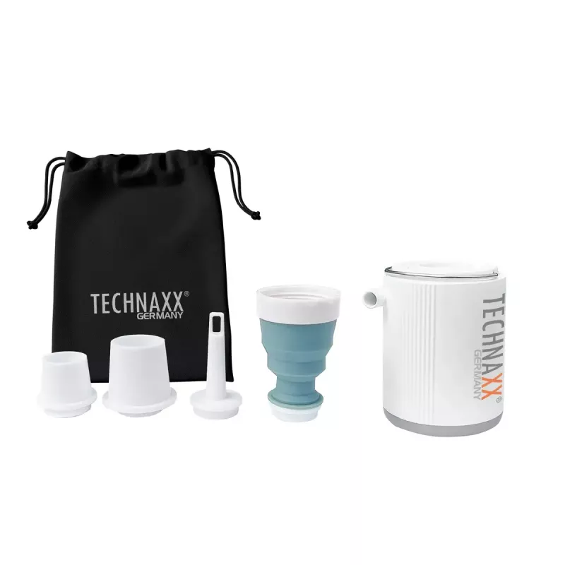 Elektryczna pompka powietrza Technaxx TX-261 180 l/min Bateria 1360 mAh
