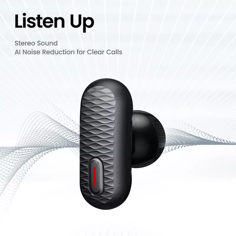 Słuchawki Amazfit Up Bezprzewodowe Dokanałowe Rozmowy/Muzyka USB Type-C Bluetooth Czarny