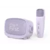 Przenośny głośnik dziecięcy MYFIRST myFirst Voice 2 — fioletowy, kompaktowe audio z akumulatorem dla dzieci