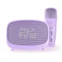 Przenośny głośnik dziecięcy MYFIRST myFirst Voice 2 — fioletowy, kompaktowe audio z akumulatorem dla dzieci