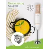 Blender ręczny Adler AD 4616 — ręczny blender zanurzeniowy, 500 W maks., 2 prędkości, ostrza ze stali nierdzewnej, biały