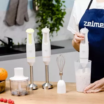 Blender ręczny Zelmer ZHB4562L Biały Żółty