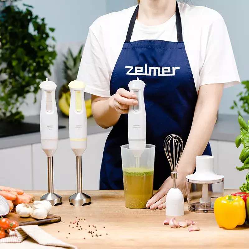 Blender ręczny Zelmer ZHB4562L Biały Żółty