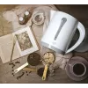 Czajnik elektryczny Adler AD 1244 — 2,5 L, 2200 W, biały, ukryty element grzewczy