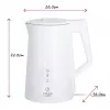 Czajnik elektryczny Adler 1,7 L 1850 W Biały