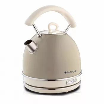 Czajnik Ariete 2877 Vintage, 1,7L, Bezprzewodowy, Beżowy, 1.7 L, 2000 W, Beżowy, Wskaźnik poziomu wody, Bezprzewodowy, Filtr