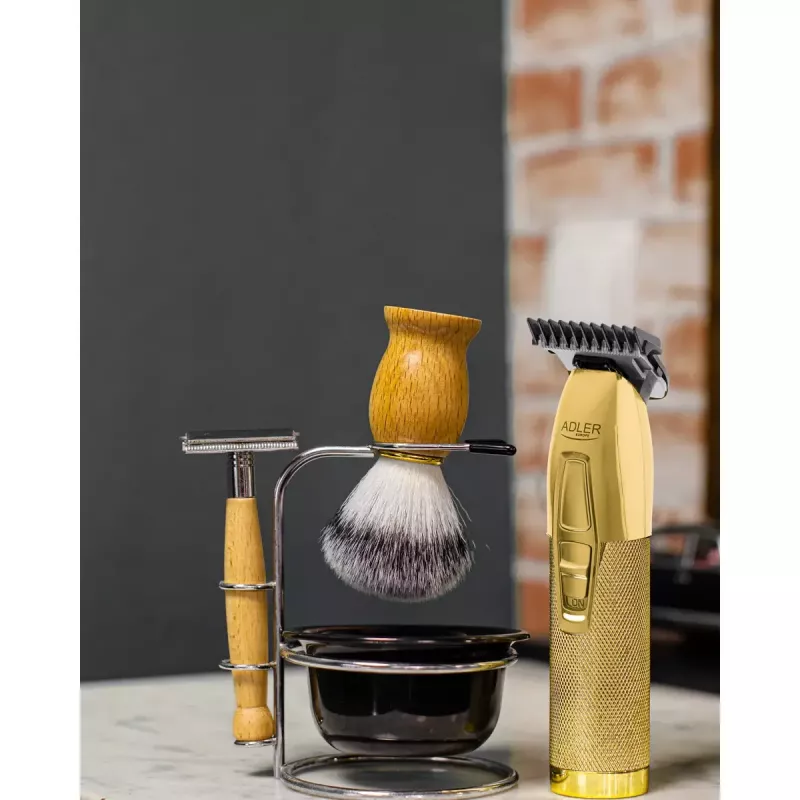 Trymer do brody Adler AD 2836G Bateria 0.9 6 mm Złoty