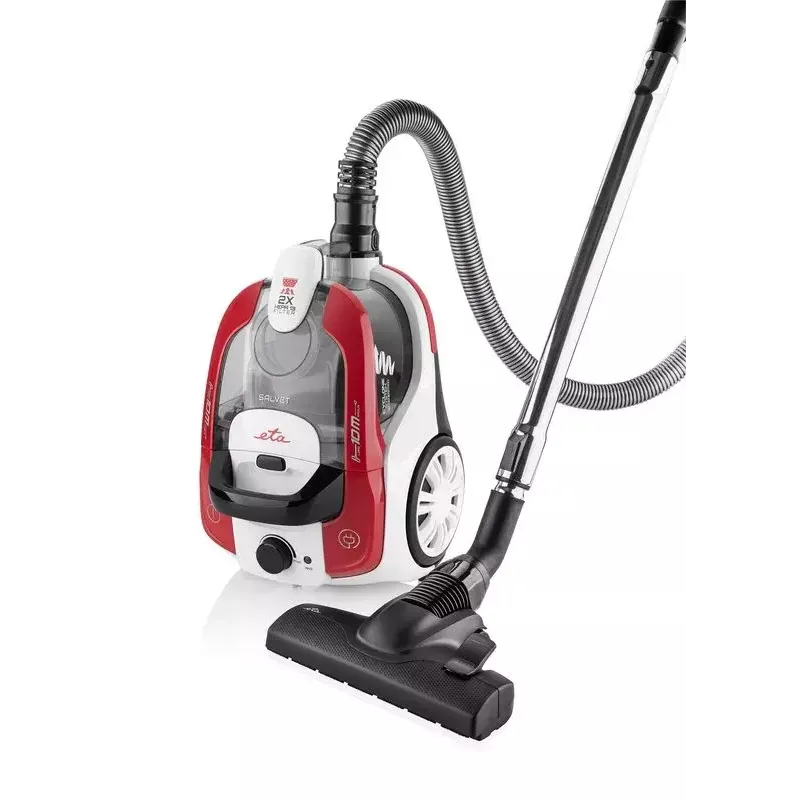 Odkurzacz bezworkowy ETA ETA051390000 — 700 W, 2,2 L, HEPA, 70 dB (biały/czerwony/czarny)