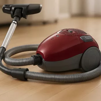 Odkurzacz LAFE 46412 — odkurzacz na sucho, 800 W, rura teleskopowa, promień działania 6 m, bordo