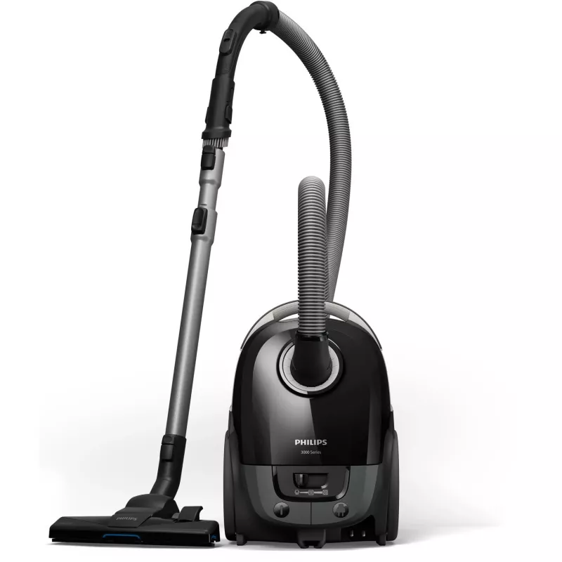 Odkurzacz cylindryczny Philips 3000 series XD3112/09 — 900 W, 3 L worek na kurz, filtr HEPA, promień działania 9 m, dysza TriActive