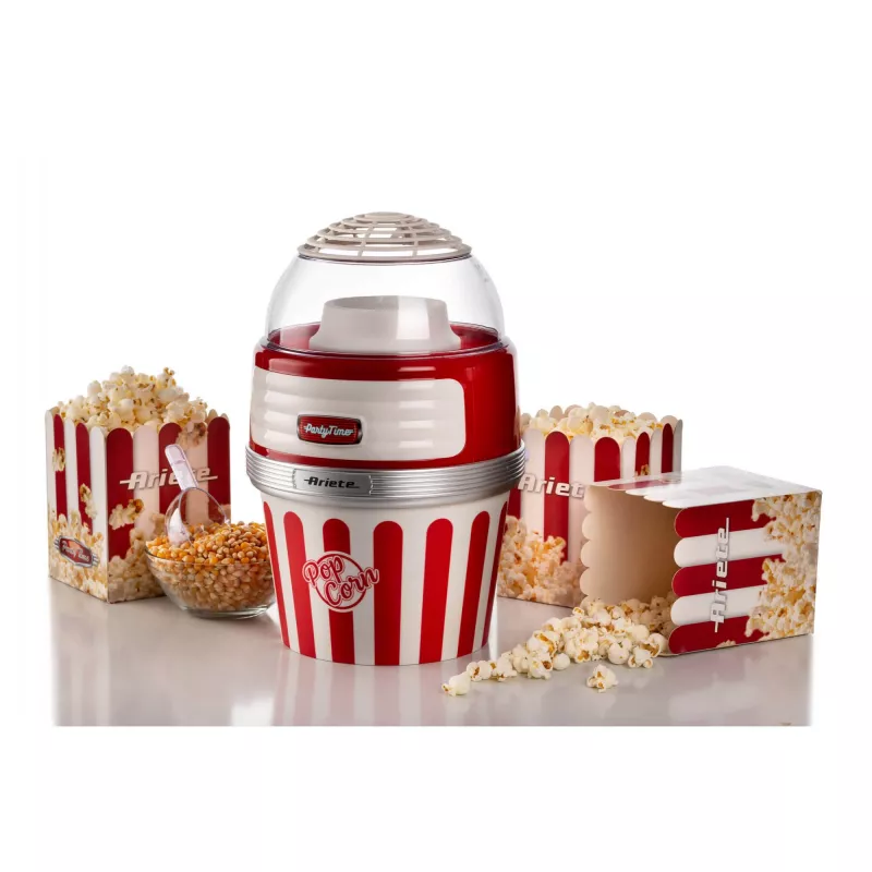 Maszyna do popcornu Ariete 2957/00 Czerwony Przezroczysty Biały
