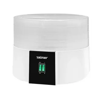 Suszarka do żywności Zelmer ZFD1010 520 W Czarno-Biały Plastik 30 cm