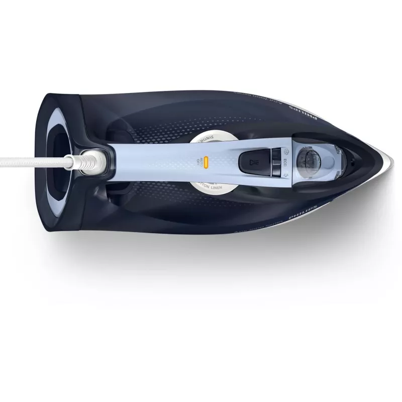 Żelazko parowo-suche Philips DST7030/20 — 2800 W, zbiornik 0,3 L, ciągła para 50 g/min, uderzenie pary 250 g/min, stopa SteamGlide Plus