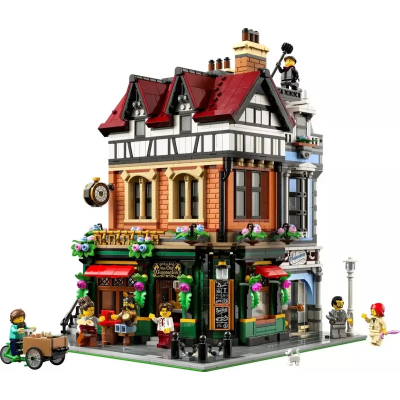 Zestaw konstrukcyjny LEGO Icons 10350 Tudor Corner House — 3266 elementów, 8 minifigurek, wiek 18+, 260×250×310 mm