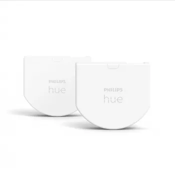 Philips Hue moduł włącznika ściennego 2-pak, bezprzewodowy, biały, IP20, tworzywo sztuczne, IP20, III