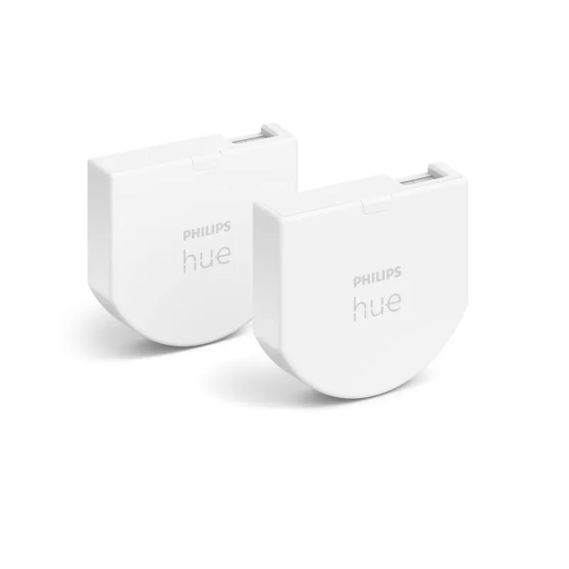 Philips Hue moduł włącznika ściennego 2-pak, bezprzewodowy, biały, IP20, tworzywo sztuczne, IP20, III
