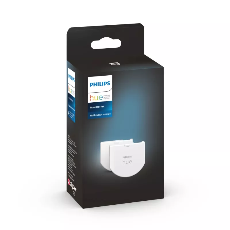 Philips Hue moduł włącznika ściennego 2-pak, bezprzewodowy, biały, IP20, tworzywo sztuczne, IP20, III