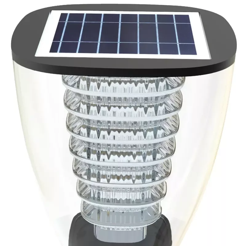 Zewnętrzne oświetlenie słupkowe PowerNeed ESL-25H LED czarny IP65