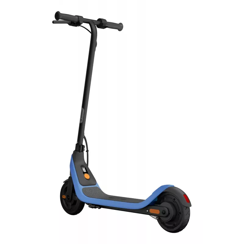 KickScooter Ninebot C2 Lite marki Segway — silnik 130W, bateria 56Wh, maksymalna prędkość 16 km/h, zasięg 14 km, 7,8 kg, niebiesko-czarny