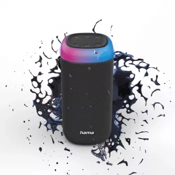 Hama Shine 2.0 Stereo przenośny głośnik Czarny 30 W