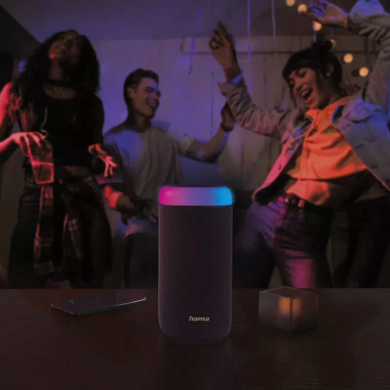 Hama Shine 2.0 Stereo przenośny głośnik Czarny 30 W