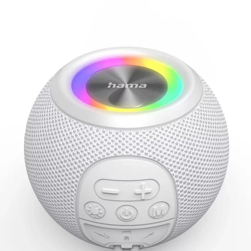 Hama 00188238 głośnik przenośny/na imprezy Głośnik przenośny mono Biały 5 W