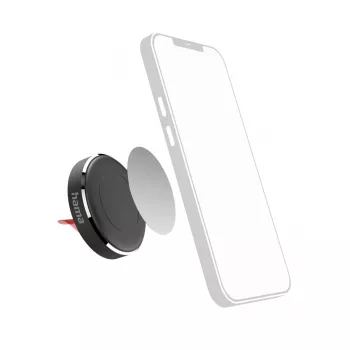 Uchwyt pasywny Hama Magnet 00201518 Czarny Telefon komórkowy Smartfon