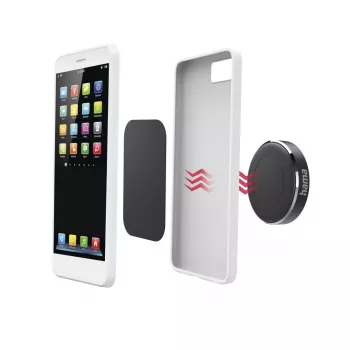 Uchwyt pasywny Hama Magnet 00201518 Czarny Telefon komórkowy Smartfon