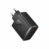 Szybka ładowarka Baseus Cube Pro 65W — 3 porty (2×USB-C, 1×USB-A), 110–240V, AC do użytku wewnętrznego, uniwersalna kompatybilność, czarna, 0,154 kg